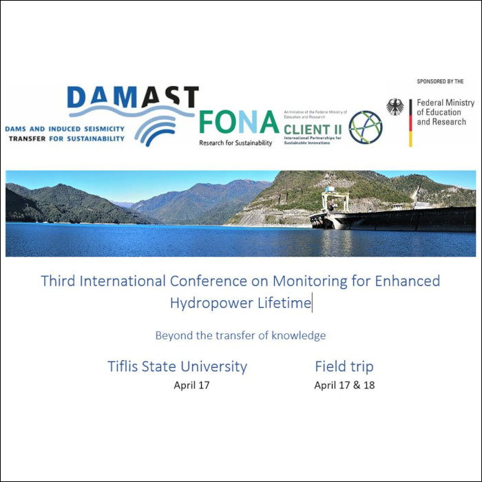 Third international Conference on Monitoring for Enhanced Hydropower Lifetime
